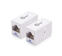Cable Matters Lot de 2 coupleurs Ethernet (RJ45, coupleur Cat6, adaptateur d'extension Ethernet) en blanc