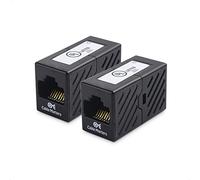 Cable Matters Lot de 2 coupleurs Ethernet (RJ45, coupleur Cat6, adaptateur d'extension Ethernet) en noir