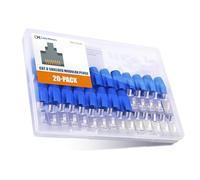 Cable Matters Lot de 20, 23-24AWG connecteur RJ45 Cat 8 Cat 7 Cat 6 avec embouts de décharge de traction pour câble Ethernet plein ou toronné (connecteur rj45 cat 7 Cat 8/prise rj45 cat 7 Cat 8)