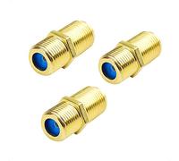 Cable Matters Lot de 3 coupleurs coaxiaux de type F plaqués or pour coupleur coaxial RG6/F
