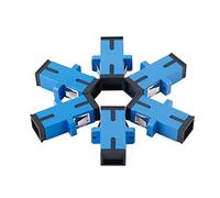 Cable Matters Lot de 6 adaptateurs SC vers SC UPC Simplex OS2 à fibre optique, coupleur de fibre OS2 SC