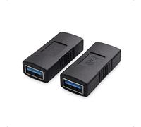 Cable Matters Pack de 2 Coupleur USB 3.0, Adaptateur USB Femelle Femelle Changeur Prise