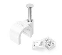Cable Matters Pack de 200 Clips Blanc pour Fixation et Arrangement de câbles