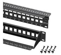 Cable Matters Panneau de Raccordement Keystone 1U 24 Ports 48,3 cm