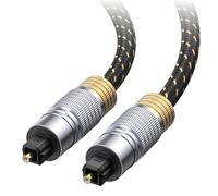 Cable Matters® Plaqué Or Toslink Audio numérique Optique Câble avec connecteurs métalliques et tressé Jacket 10 Feet
