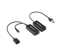Cable Matters Rallonge USB sur Ethernet avec Adaptateur d'alimentation jusqu'à 45,7 m - Prise en Charge complète USB 2.0 pour Clavier, Souris, Webcam, etc