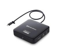 Cable Matters Station d'accueil DisplayLink 7 en 1 double USB C 4K 60 Hz avec 2 ports DisplayPort, Gigabit Ethernet, USB 10 Gbit/s, lecteur SD, PD 100 W pour MacBook tous les modèles M1, M2, M3, M4 et
