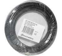 Câble méplat HO3VVH2F - ELECTRALINE - 2x0.75 mm² - Couronne 10 m - Noir - Souple