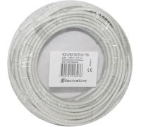 Câble méplat HO3VVH2F HO3VVH2F - 2x0.75 mm² - couronne 10 m - blanc