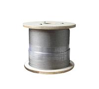 câble métallique, Câble en acier inoxydable 304 de 1,0 à 8 mm diamètre, longueur mètre, structure 7 x 19(1.5mm (1 Meter))