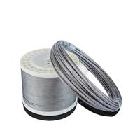 Câble métallique de levage en acier inoxydable 304 diamètre 0,30 à 4, mm, 1 x 7, 19 Pour Corde À Linge, Rambarde(0.8mm 7x7,20m)