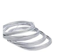 Câble Métallique En Acier Inoxydable 5/10m, Structure 7 * 7, Corde De Levage Suspendue Souple, Corde De Levage, Corde De Traction, Support De Séchage pour cadre, photo,cable metallique(1mmx5M)