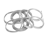 Câble métallique en acier inoxydable, diamètre 0.5-3mm, 5/10m, avec structure of7*7, câble de pêche souple, corde de levage, support de séchage pour cadre, photo,cable metallique(3millimetrex5M)