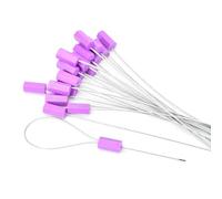 Câble métallique en acier, Numbered Tamper Seals Pull Tight Cable Ties 300 mm/11.8in, Multicolor, 50/100/500/1000 Pcs(Purple,500pcs)
