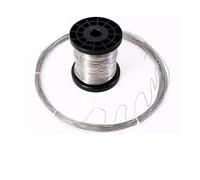 câble métallique, Fil de fer souple d'arrimage simple brin en acier inoxydable 304, souple/dur, diamètre 0,02-3 mm, 1 à 100 mètres(Hard Steel Wire,0.25mm X 100m)
