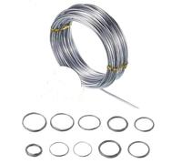 Câble métallique Longueur 1 mètre, 5 mètres, 10, diamètre 0,2 mm - 3, câble en acier inoxydable 304, fil dur brillant simple, différentes longueurs(0.25mm 10 meters)