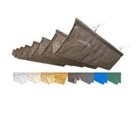 Câble métallique suspendu for store rétractable,Pergola en forme de U avec abat-jour ondulé, personnalisable for terrasse, jardin, pelouse, patio, abri d'auto((WxL)1.2x9m)