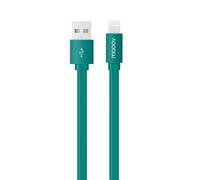 Câble MFI / USB-A plat pour iPhone iPad 1 m - vert quetzal