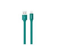 Câble MFI / USB-A plat pour iPhone iPad 1 m - vert quetzal
