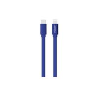 Câble MFI / USB-C plat pour iPhone iPad 1 m - bleu nuit