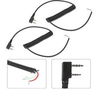 Câble Micro-Haut-Parleur 4 Fils 2 Broches pour Baofeng UV5R, Kenwood TK370 & Radios Compatibles