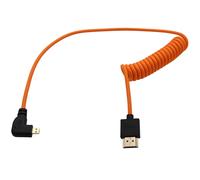 Câble Micro Hdmi 4K 6K 8K Pour Canon R6 Mark Ii R5 R10 Sony A7Cr Zv-E1 A6700 Z50 Atomos Ninja V Ultra Shinobi Portkeys Feelworld Viltrox Moniteur, Haute Vitesse Flexible Orange Spi[SHU8278053]