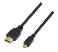 Câble Micro HDMI - Aisens - Mâle/Mâle - 1,8M - Compatible 3D - HDMI haut débit avec Ethernet