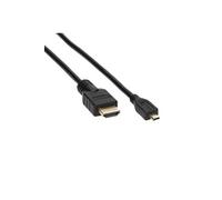 Câble Micro HDMI Mâle vers HDMI Mâle Supporte 3D Ethernet ARC pour GoPro HERO6 Black/ HERO5 Black, Asus T100/ Zenbook UX330UA, Lenovo Yoga 710 (2M)