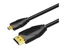 Câble Micro Hdmi vers Hdmi Vention Vaa-D03-B300 3M 4K 30Hz (Noir)