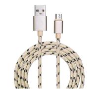 Câble micro-USB 1 m tressé or Garbot Grab&Go, C-05-10194