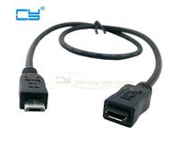 Câble Micro USB 2.0 type 5 broches mâle femelle à broche complète, pour tablette, téléphone, MHL et OTG, Extension 0.5M 1.5M 5ft