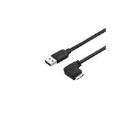 StarTech.com Câble Micro USB 3.0 slim - USB-A vers Micro-B à angle droit de 50 cm - M/M - 0,5 m - USB A - Micro-USB B - 3.2 Gen 1 (3.1 Gen 1) - 5000 Mbit/s - Noir (USB3AU50CMRS)