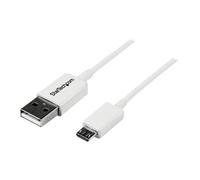 StarTech.com Câble Micro USB 50 cm - à vers Micro B - Cordon Micro USB 2.0 - 1x USB à (M) 1x USB Micro B (M) - Blanc 0.5m