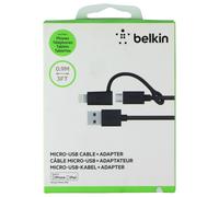 Câble Micro-USB Belkin 3 Pieds Pour iPhones - Noir