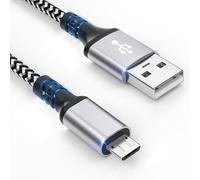 Câble micro USB,câble de charge en nylon micro USB de 0,5m,câble de charge rapide pour téléphones Android,câble USB compatible avec Samsung Galaxy S7/S6/S4/J7/J5/Note 5,Nokia,Kindle,tablettes,casques