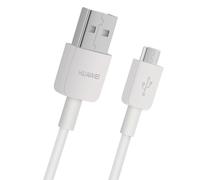 Câble Micro-USB Charge et Synchronisation Anti-nœuds 1m Original Huawei Blanc