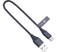 Câble Micro USB Chargement Rapide Chargeur de Données en Nylon Comaptible avec Anker SoundCore/Mini / 2, Anker Ultra Pocket, Anker MP141 / A7908 / A3143 Premium, Anker Powercore 15600 USB B 25cm