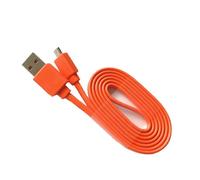 Câble micro USB compatible avec JBL FLIP3, FLIP4, Charge2+, Pulse2 et Charge3, câble de charge orange de 1 mètre