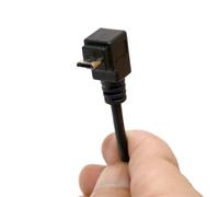 Câble Micro Usb Coudé À 90 Degrés Micro-B Mâle Vers Femelle Pour Téléphone Portable Android, Tablettes, Nest Indoor, Arlo Pro, Echo, Ps4 (Bas)