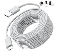 Câble micro USB de 10 m compatible Mi 360° Home Camera 2K Pro/Smart Camera C300, EZVIZ, Wyze Cam, Blink, Eufy