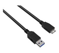Essentielb - Câble Micro Usb Usb A Vers Micro Usb 3.0 60cm Noir