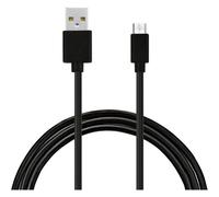 Essentielb - Câble Micro Usb Vers Usb 2m Noir