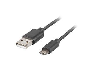Câble Micro USB Lanberg CA-USBM-20CU-0010-BK Noir 1 m