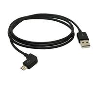 Câble Micro USB mâle vers 90 ° pour recharge et synchronisation de données, cordon de chargeur pour téléphone portable, 0.2m à 5m, compatible avec Android lg samsung galaxy