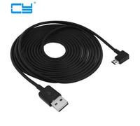 Câble micro USB multicolore de 0.2m/1m/2m/3m/5m, cordon de chargeur coudé à 90 degrés, pour synchronisation de données, compatible avec samsung lg, etc.