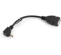 Cable Micro Usb Otg On The Go Host (Mâle) 90° Angle To Usb 2.0 Typ A (Femâle) 13Cm De[Z627]