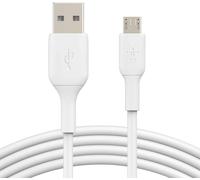 Câble Micro-USB pour Enceintes Portables,Batteries Externes,Liseuses,etc (1 m,Blanc)