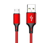 Câble Micro Usb Pour Samsung Galaxy Xiaomi Htc Lg Sony Note 4 4X 5 S6 S7 Edge A10 Court 25 50 Cm De Long 1M 2M 3M 1 2 3 Mètres M Microusb Chargeur De Téléphone Portable Fil De Char.Rouge.0,5 M