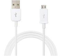 Câble Micro USB - SAMSUNG - Galaxy Tab E 9.6 - 1 mètre - Blanc - USB 2.0