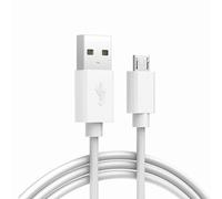 Câble Micro Usb Synchronise Et Charge Transfert De Données 480 Mbit/S Compatible Avec Samsung,Htc,Sony,Motorola,Lg,Nokia,Kindle,Ps4,Xbox One Blanc 3 Mètres